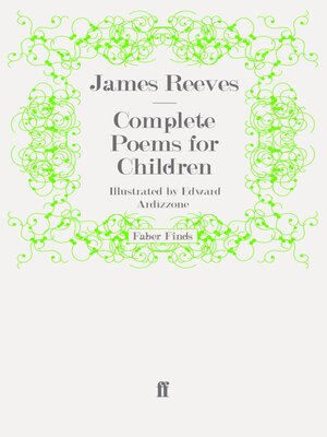cover image of Complete Poems for Children